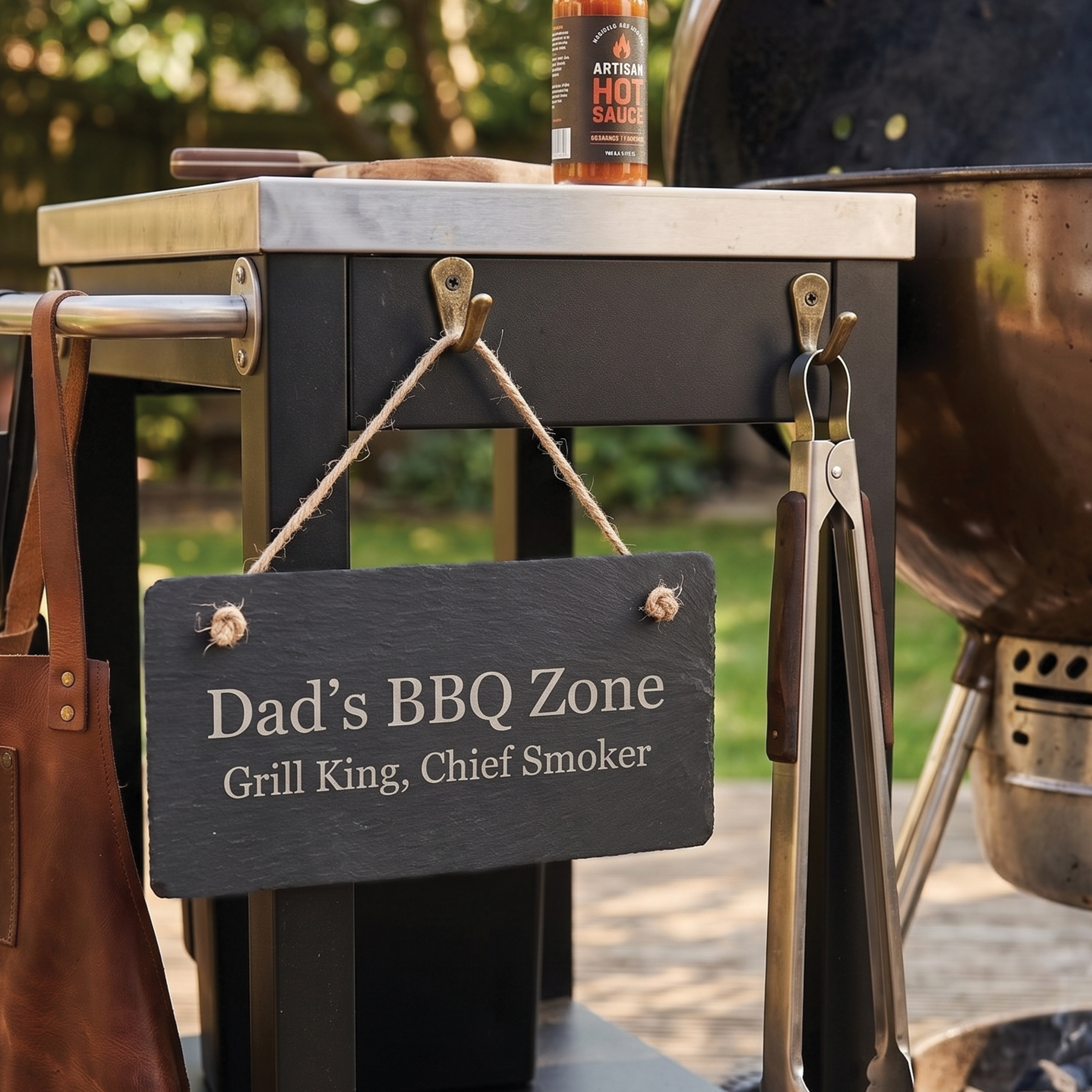 BBQ Grill King Sign