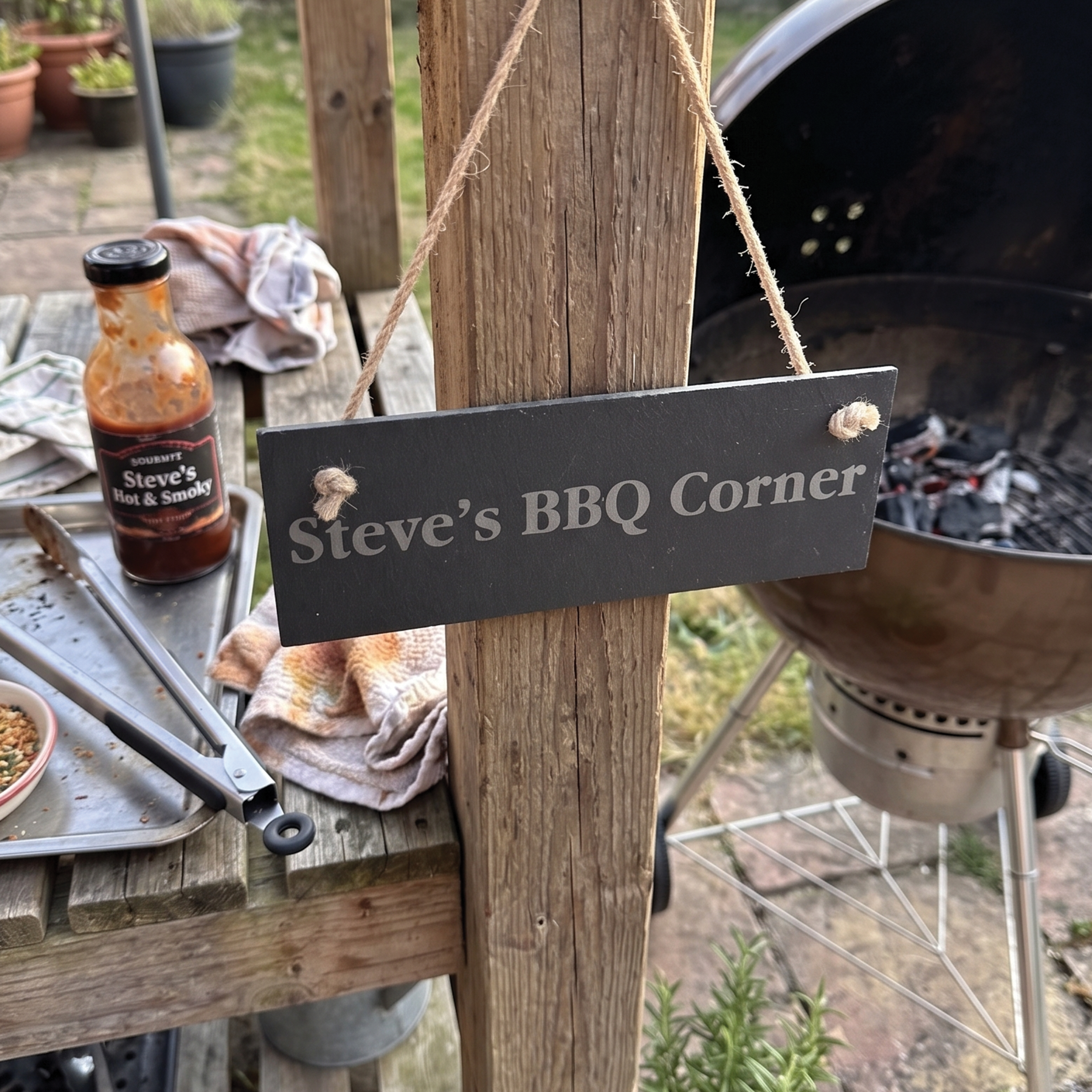 BBQ Grill King Sign