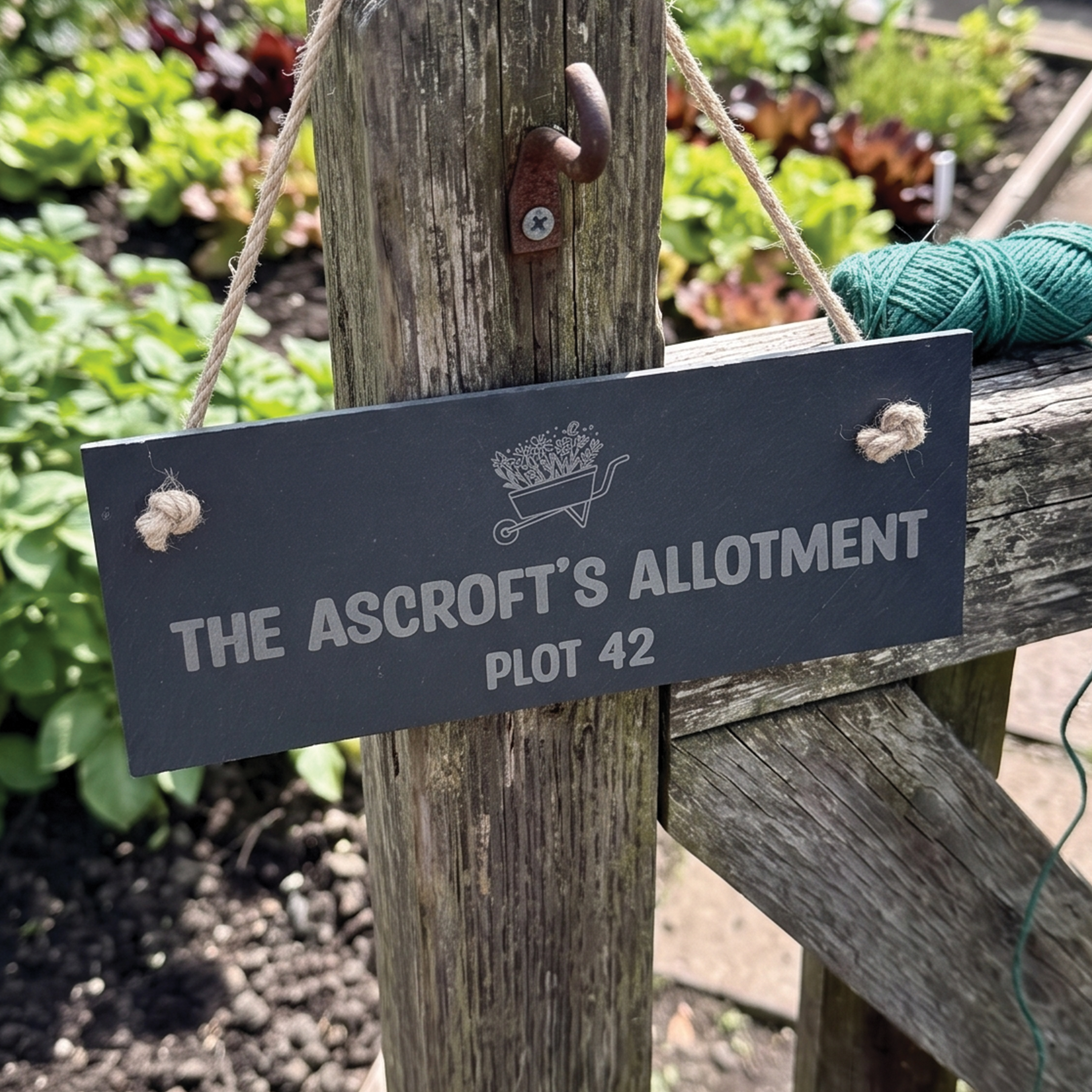 Allotment Plot Sign