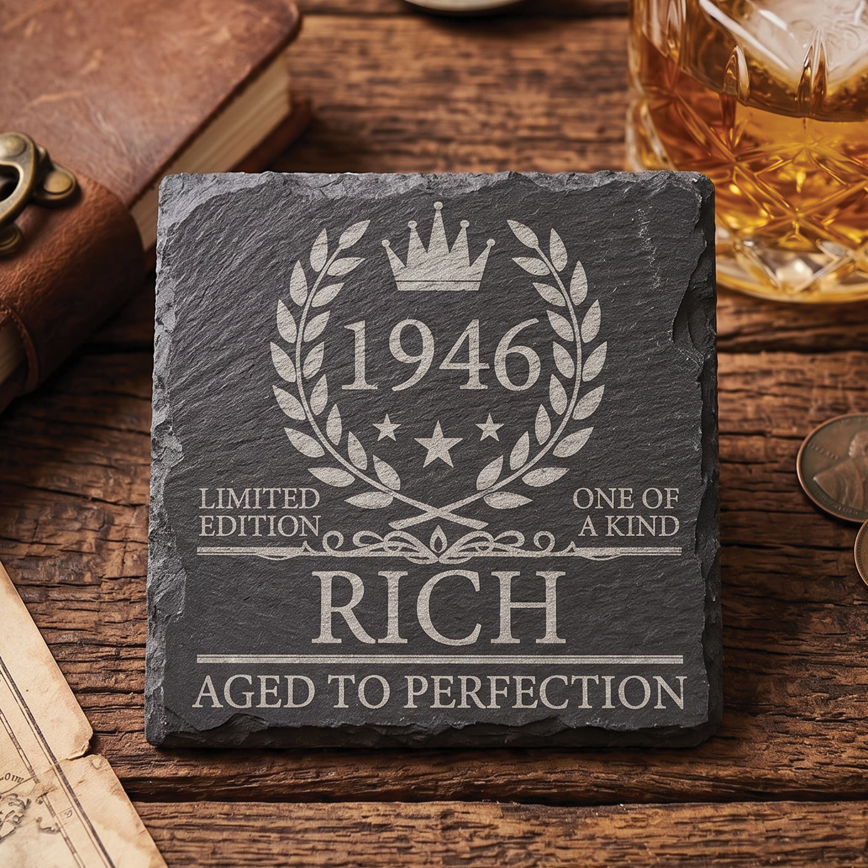 80th Birthday - 1946 Coaster