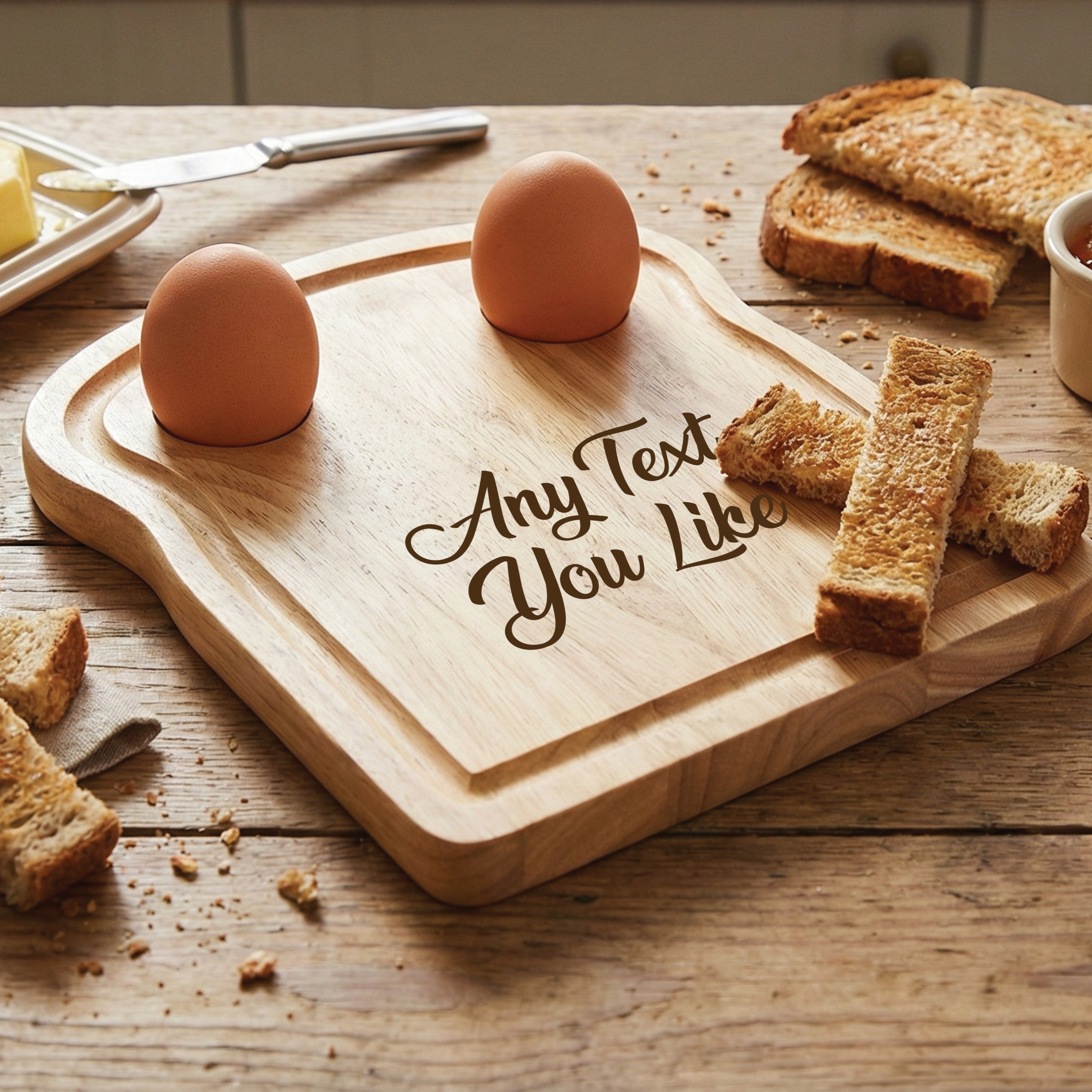 Custom Engraved Dippy Egg Board