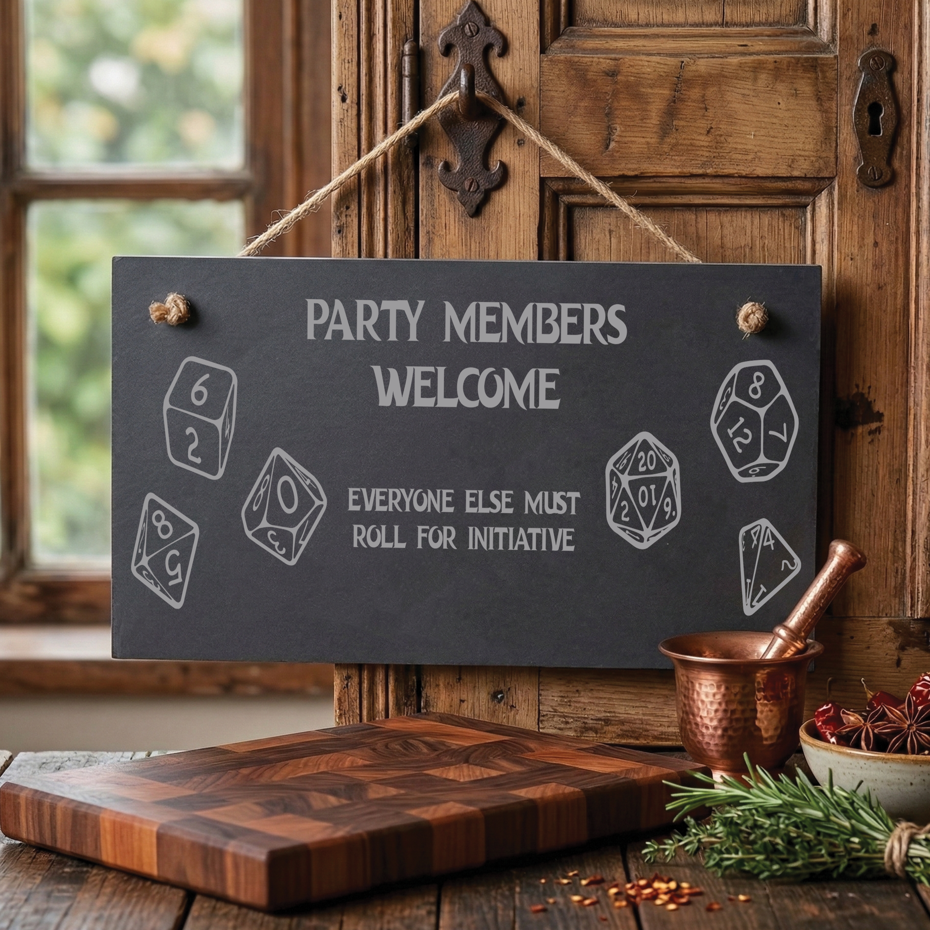 D&D Roll For Initiative Sign