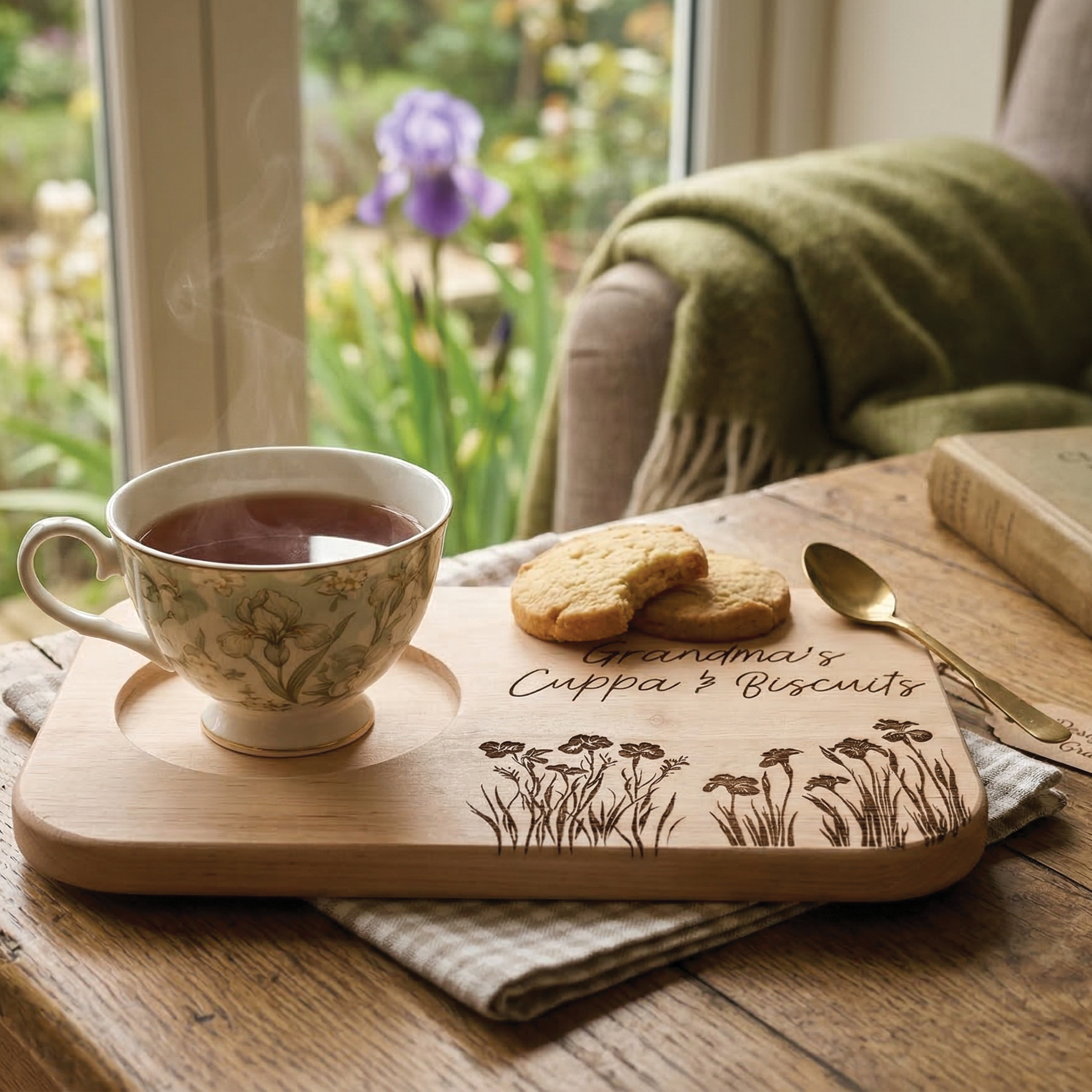 Iris Tea & Biscuit Snack Board