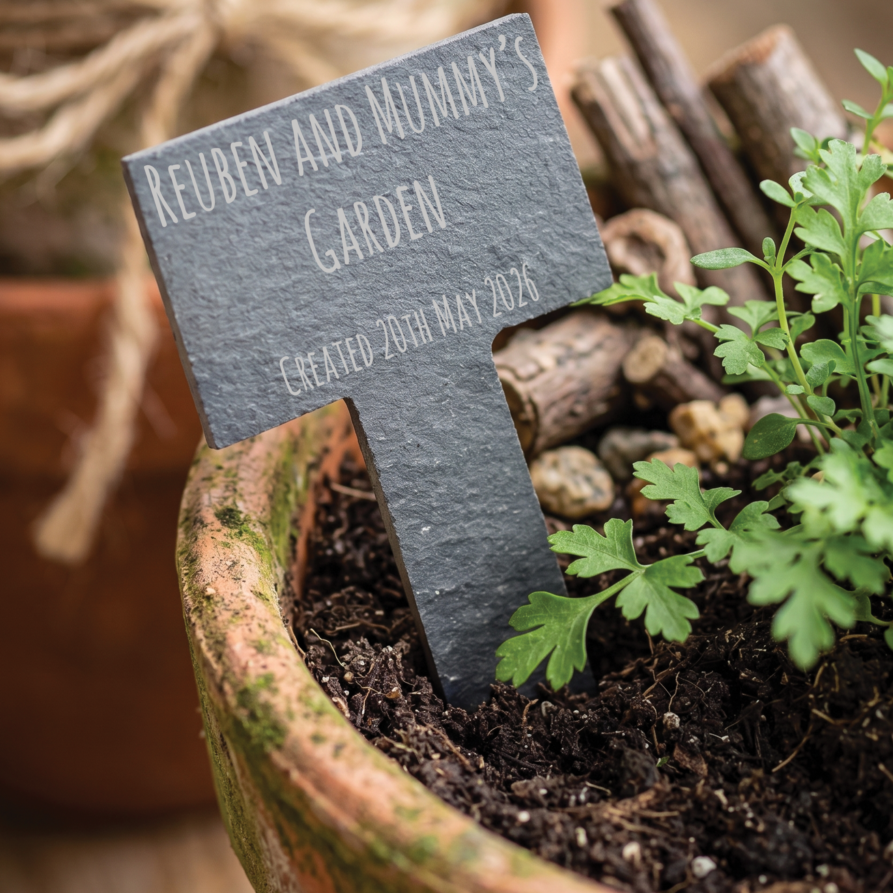 Mummy & Baby Garden Marker