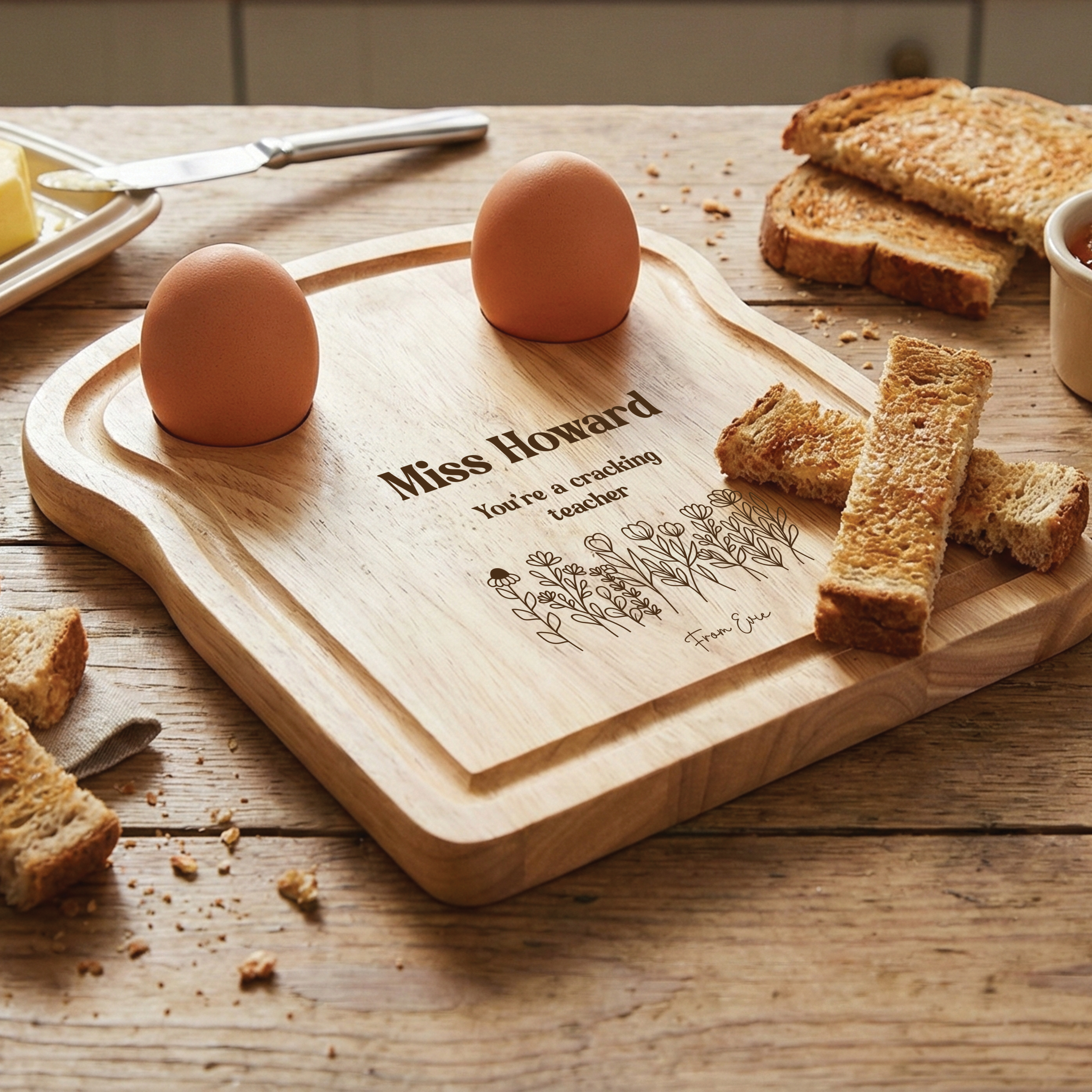 Helping Me Grow Teacher Dippy Egg Board