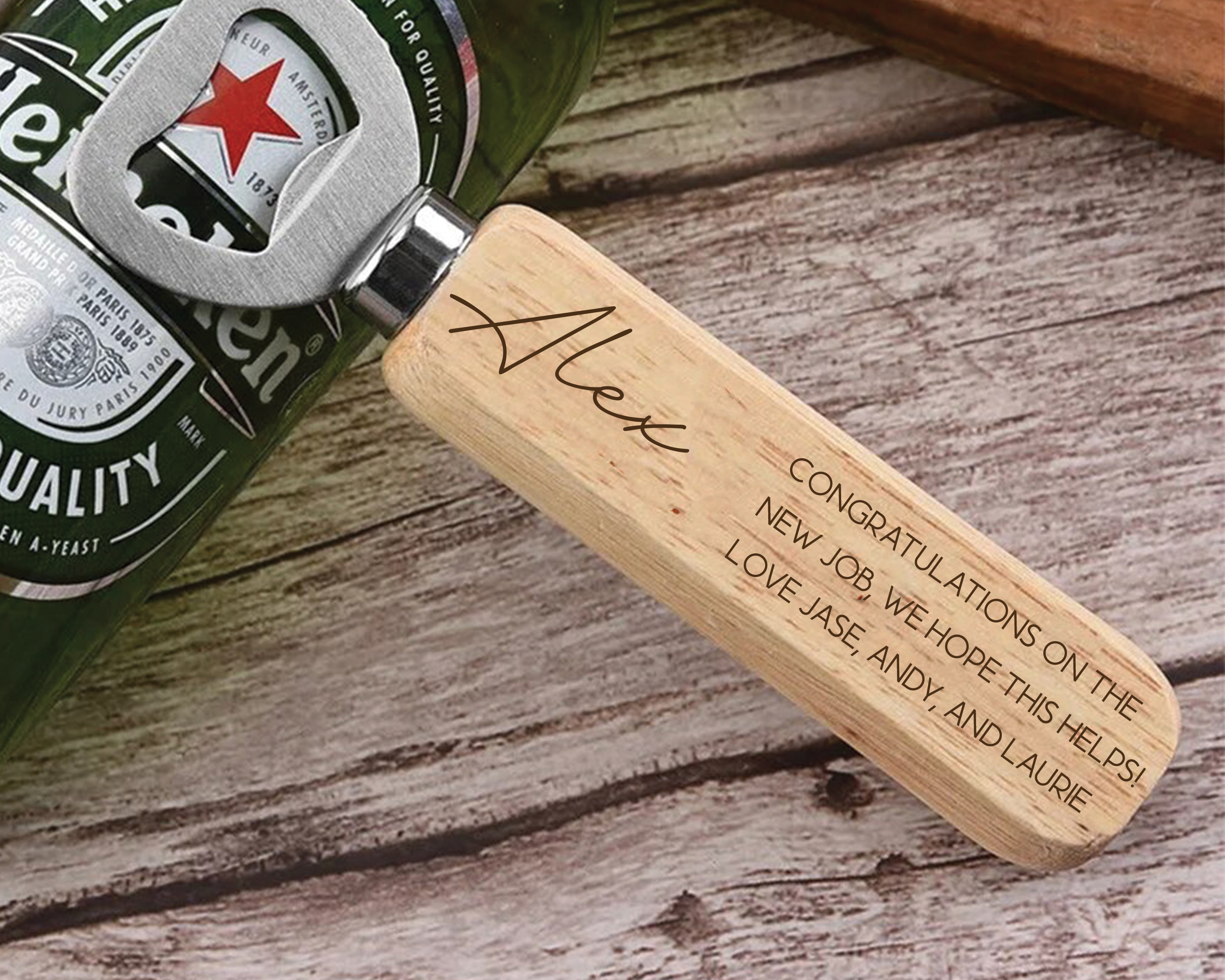 Custom Message Bottle Opener