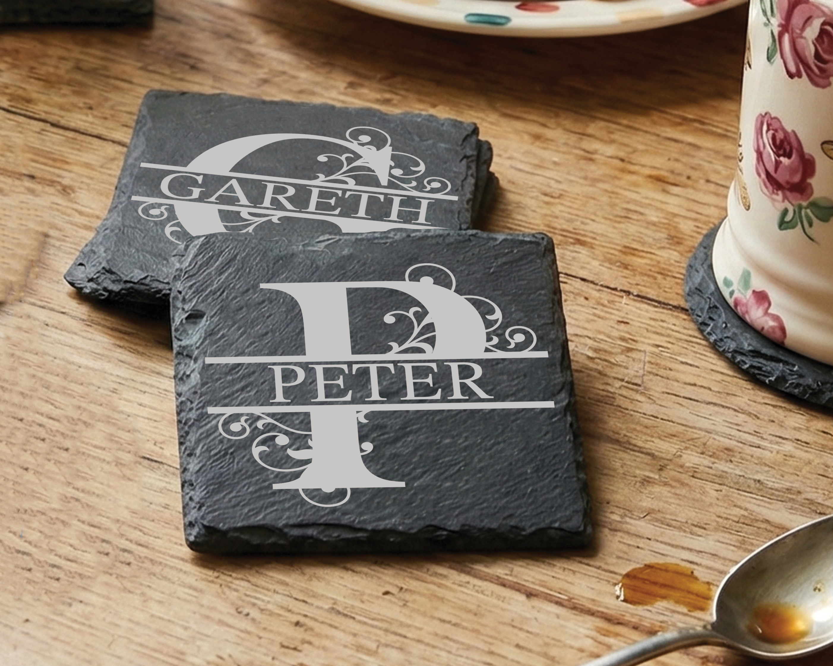 Monogram Coaster