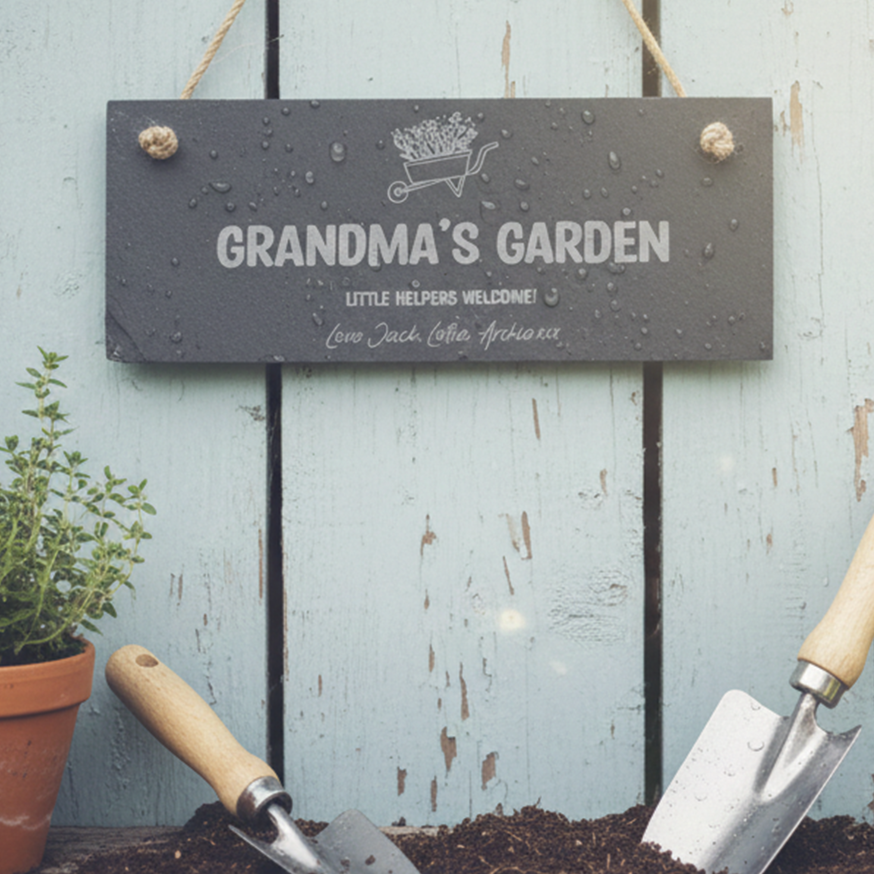 Grandma's Garden Sign