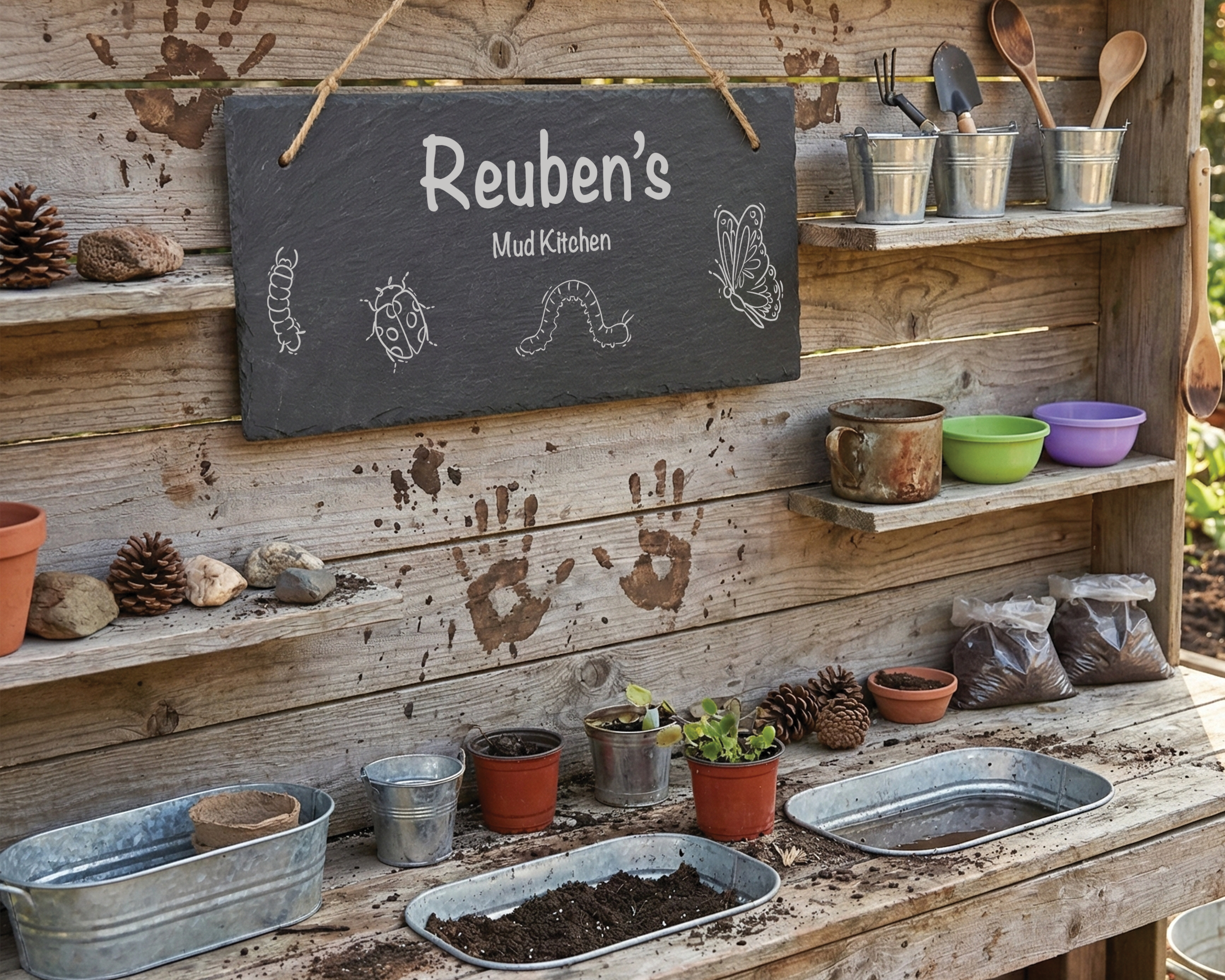 Mud Kitchen Sign