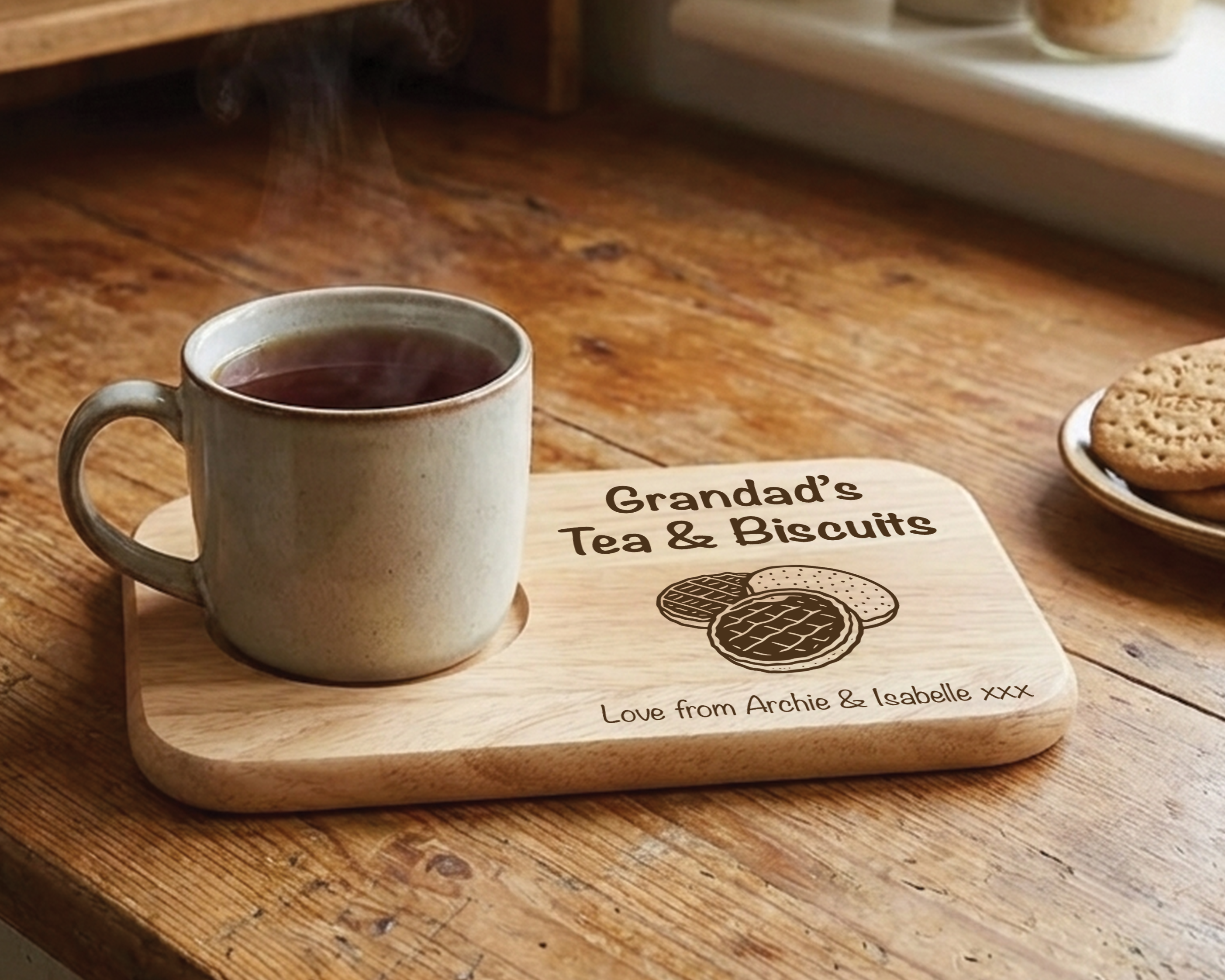 Dad's Tea & Biscuit Snack Board