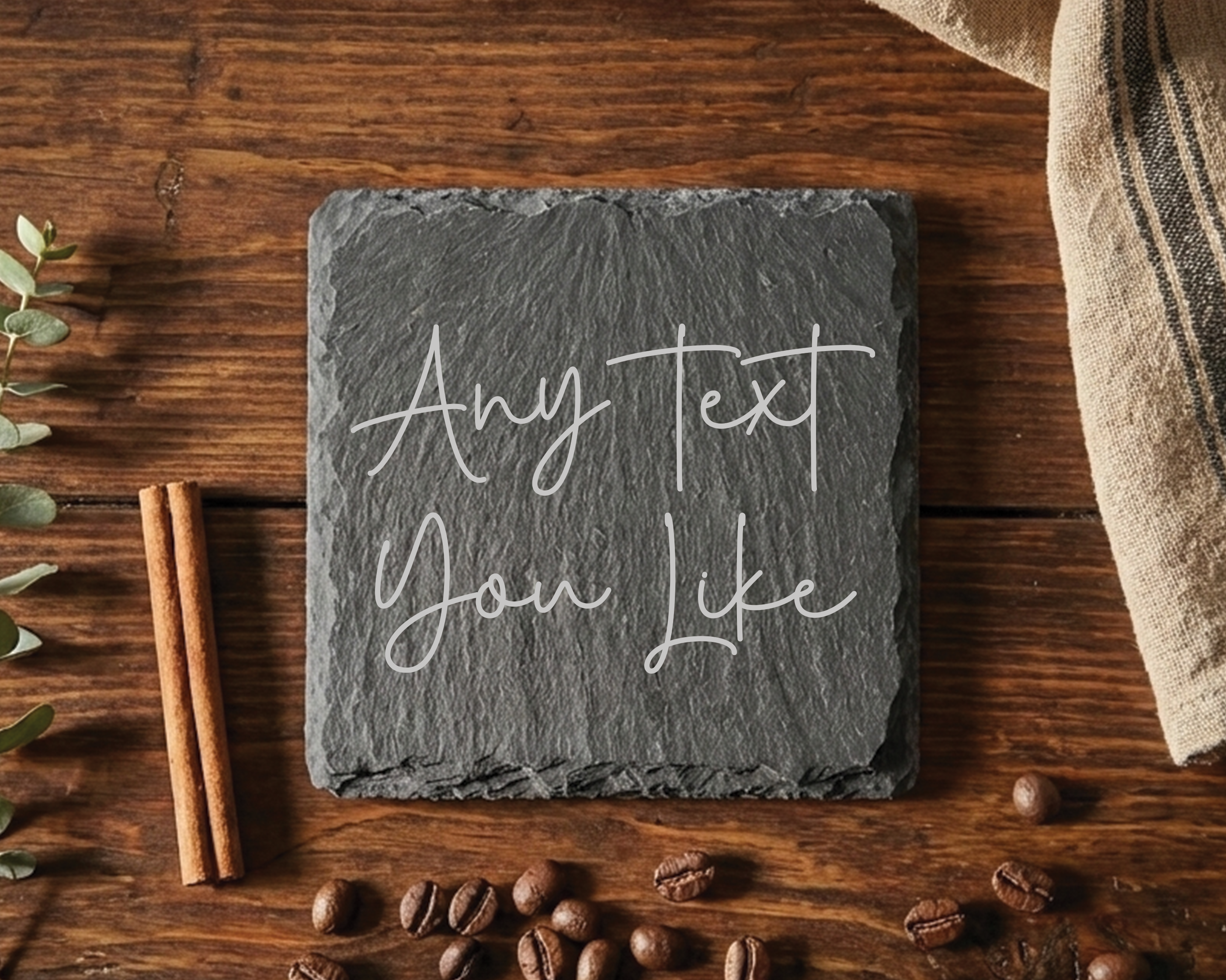 Custom Font Coaster
