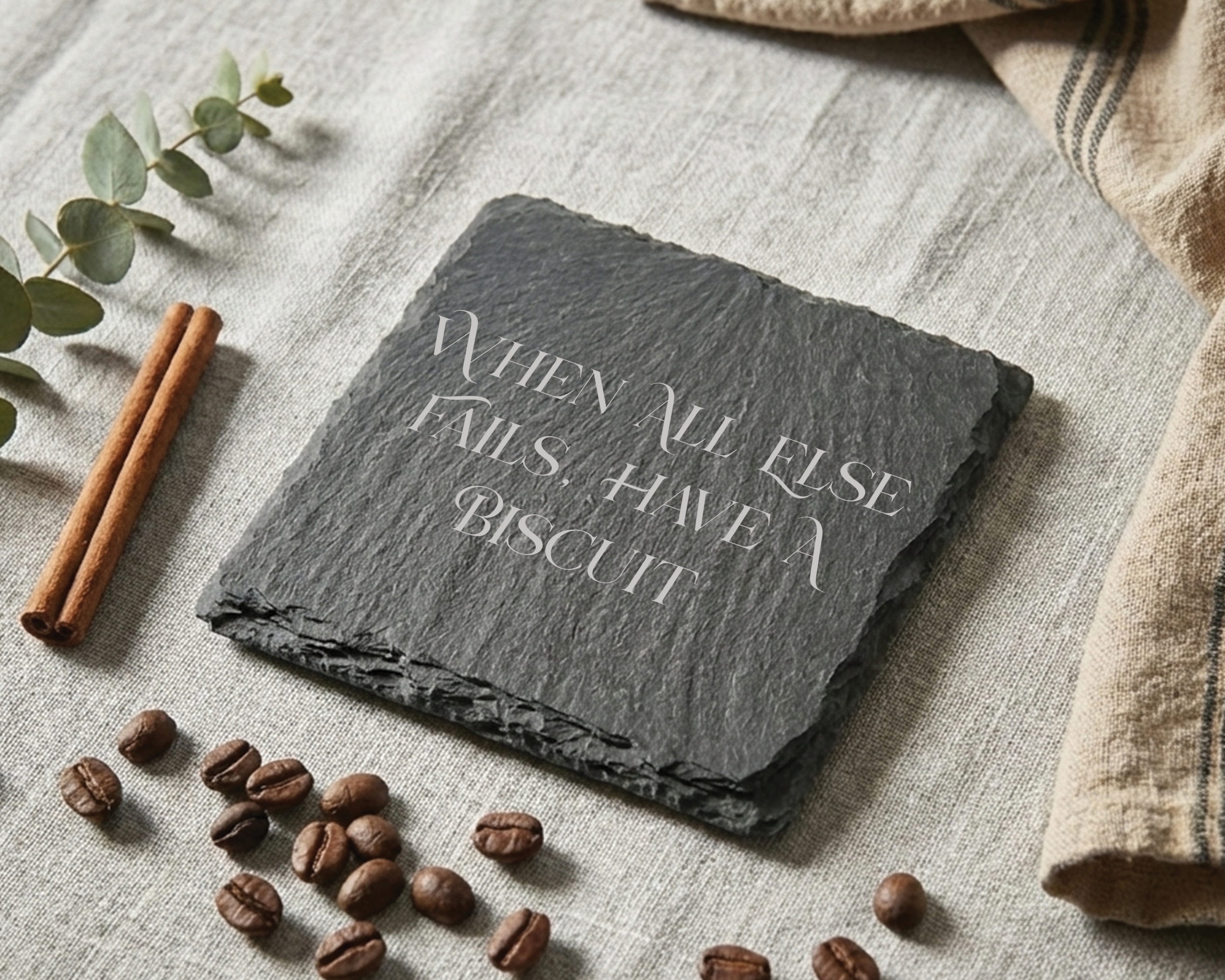 Custom Font Coaster