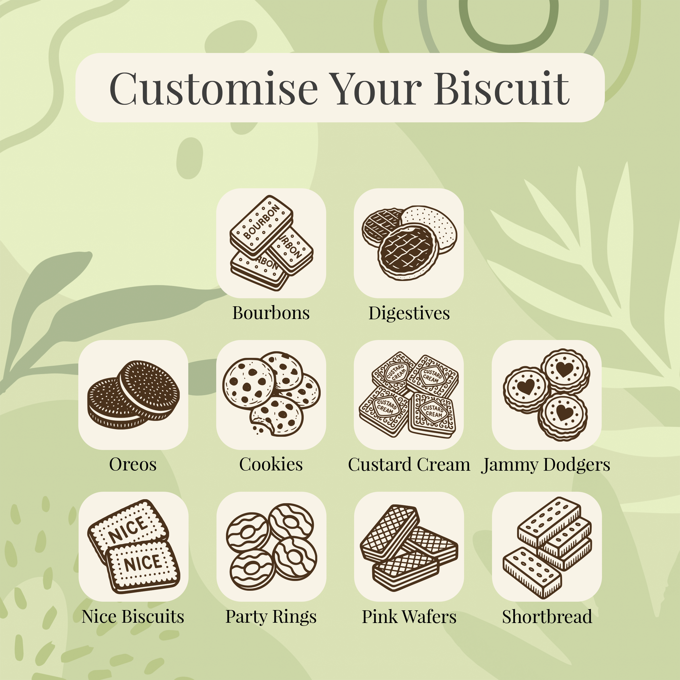 Mum's Tea & Biscuit Snack Board