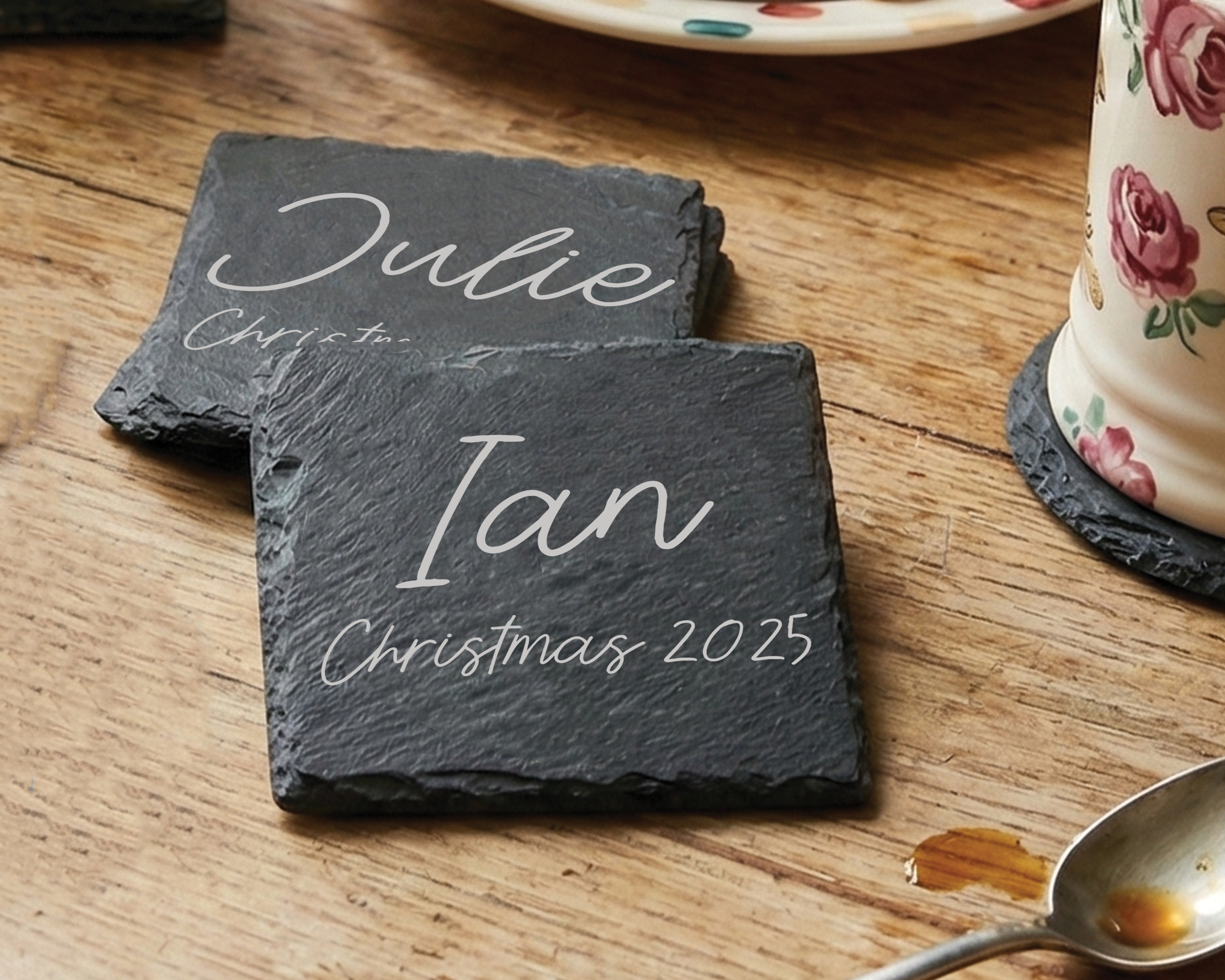 Custom Font Coaster